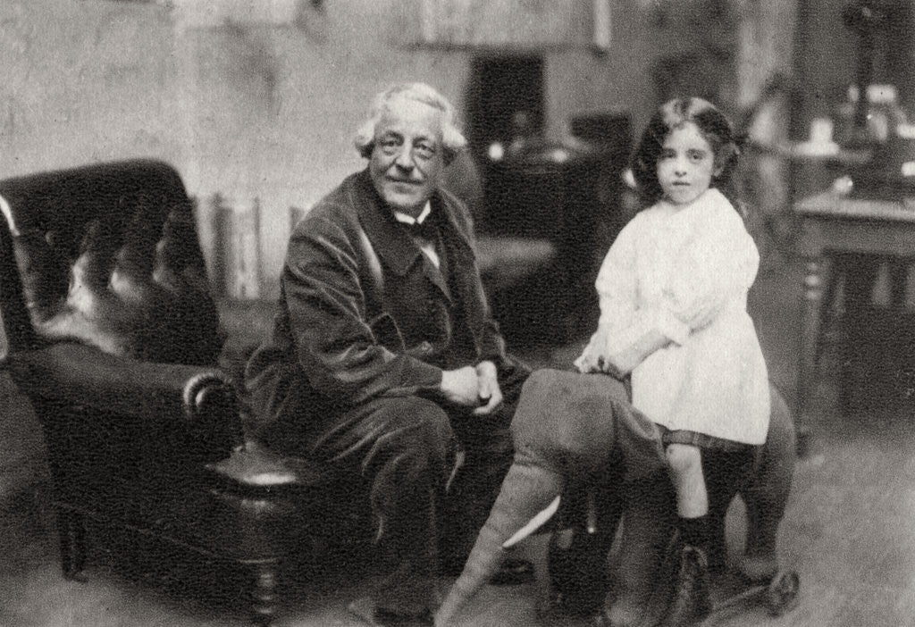 Detail of Adolphe Willette, French artist by Anonymous