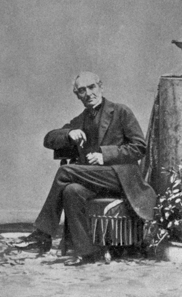 Detail of Prosper Merimee, French author, historian and archaeologist by Anonymous