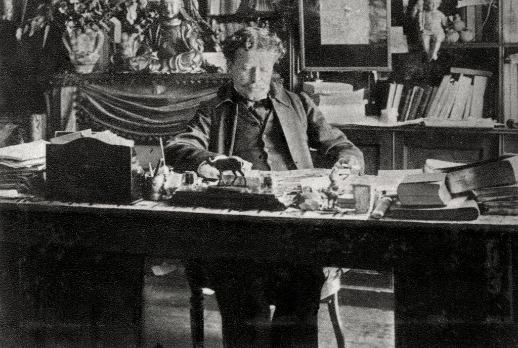 Detail of Eugene Brieux, French dramatist by Anonymous