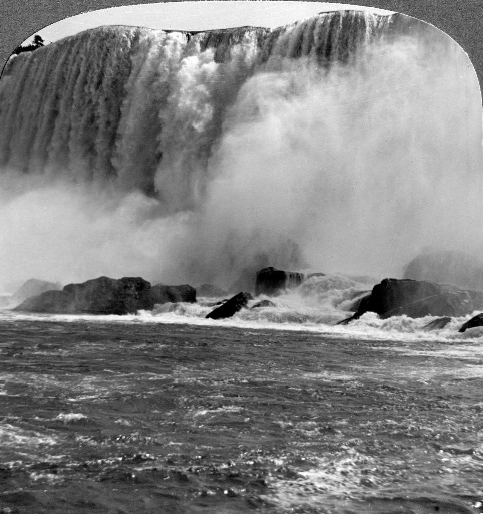 Detail of Thunder of Waters, American Falls, Niagra Falls, New York, USA by Realistic Travels Publishers