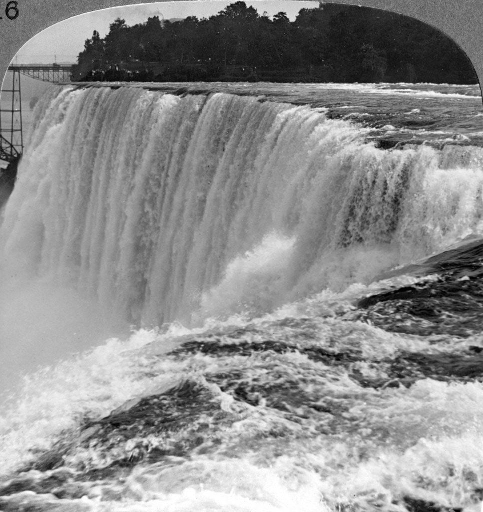 Detail of Niagra Falls, New York, USA by Realistic Travels Publishers