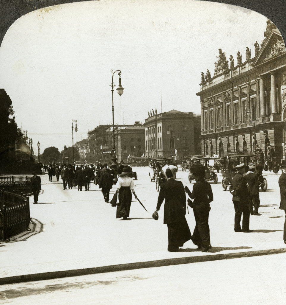 Detail of Unter den Linden, Berlin, Germany by Underwood & Underwood