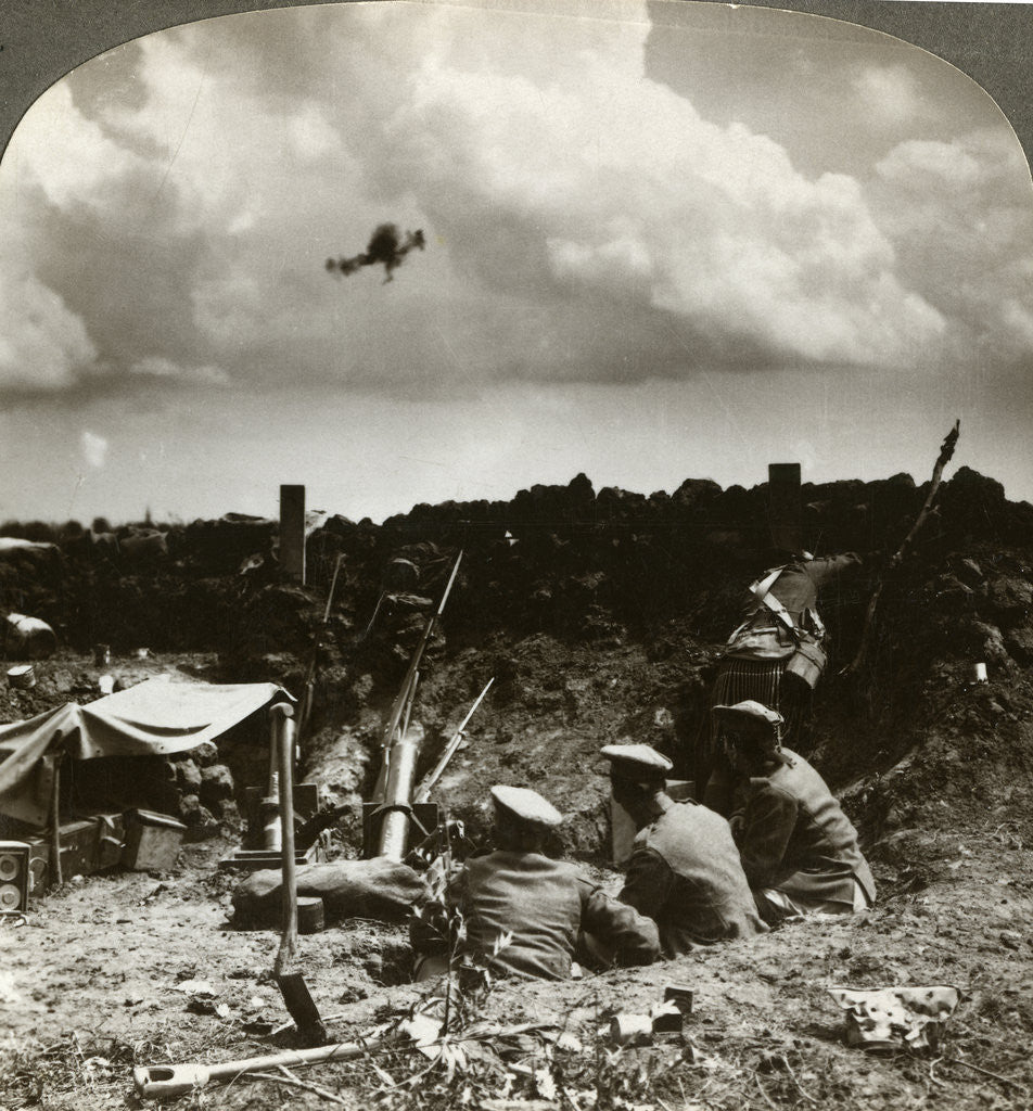 Detail of Mortars in the trenches, World War I by Realistic Travels Publishers