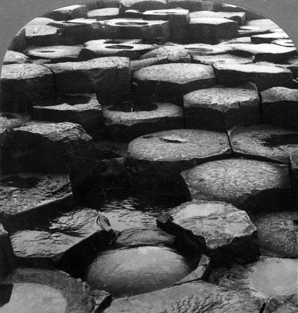 Detail of Giant's Causeway, Antrim, Northern Ireland by Keystone View Company