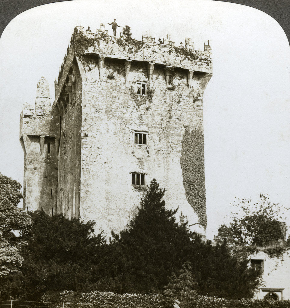 Detail of Blarney Castle, Cork, Ireland by Underwood & Underwood