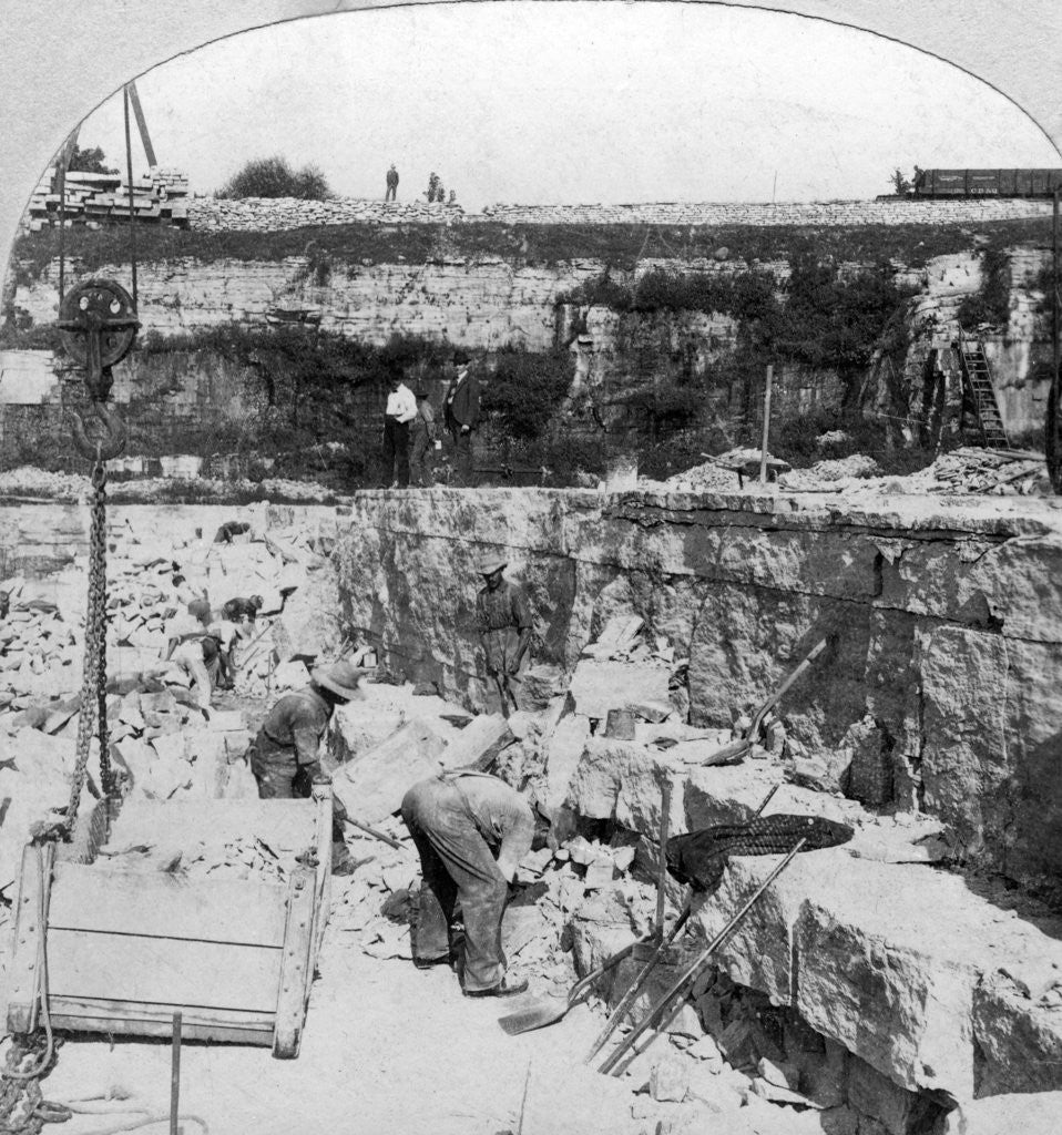 Detail of Quarry, Naperville, Illinois, USA by The Universal Photo Art Company