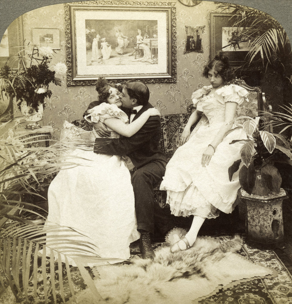 Detail of Partiality by Underwood & Underwood