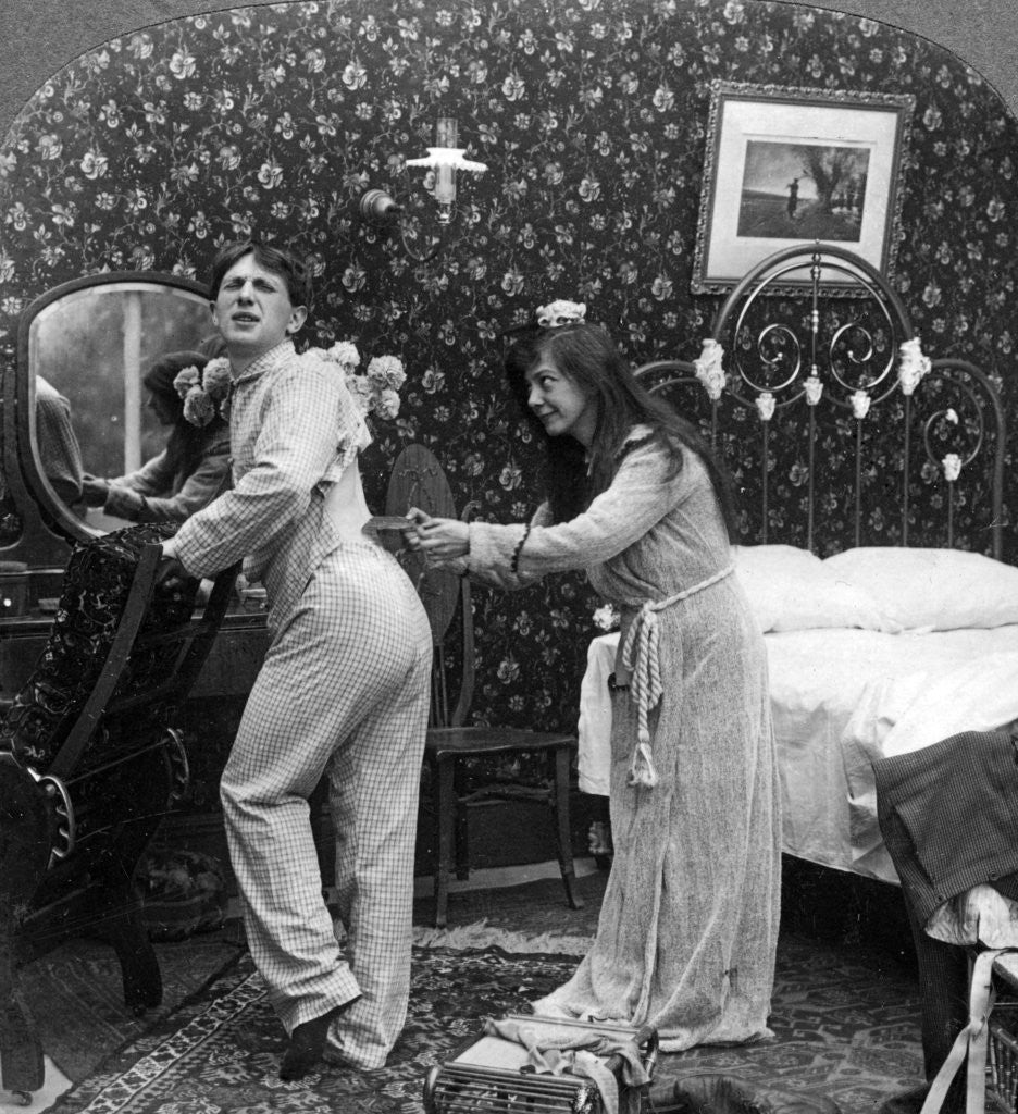 Detail of Murderation! Molly, Be Easy by American Stereoscopic Company