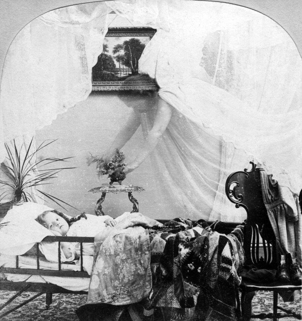 Detail of Her Guardian Angel by Keystone View Company