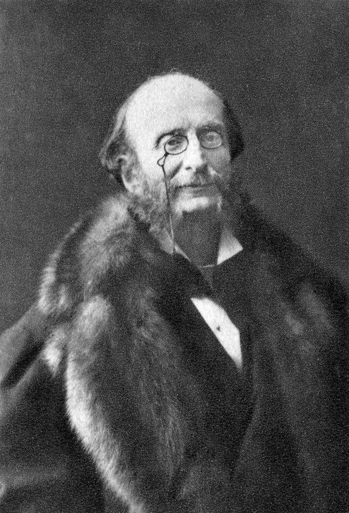 Detail of Jacques Offenbach, German-born French composer by Anonymous