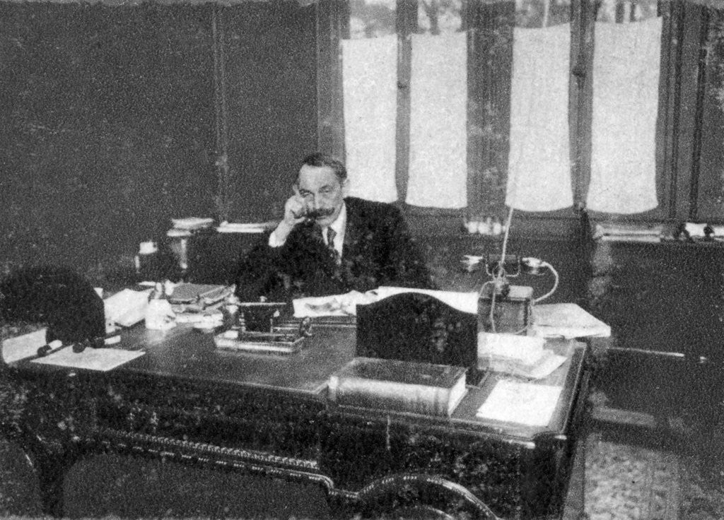 Detail of Serge Voronoff, Russian-born French surgeon by Anonymous