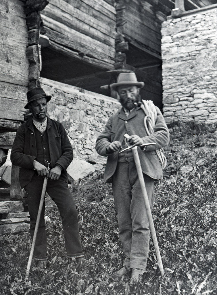 Detail of Mountaineers by Anonymous