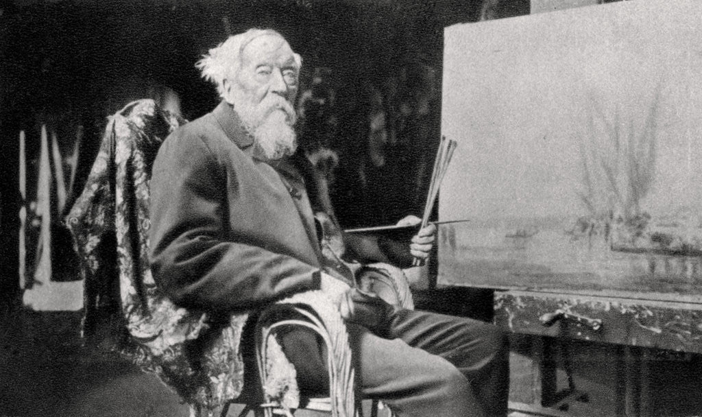 Detail of Felix Ziem, French artist by Anonymous