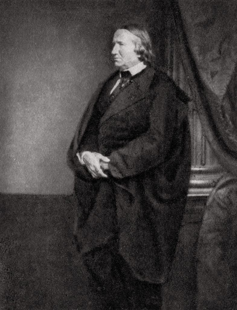 Detail of Alfred de Vigny, French poet, playwright and novelist by Anonymous