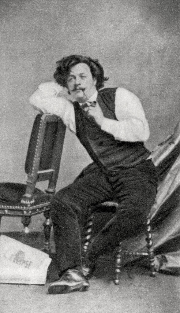 Detail of Andre Gill, French caricaturist by Anonymous