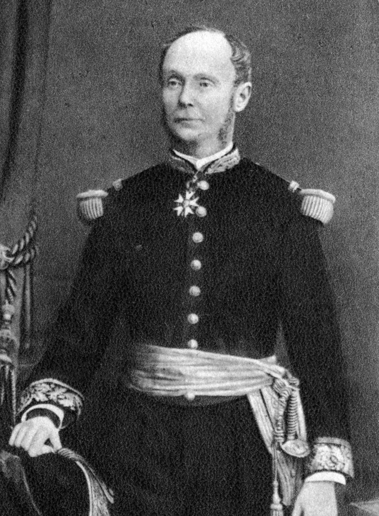 Detail of Amedee Courbet, French admiral by Anonymous