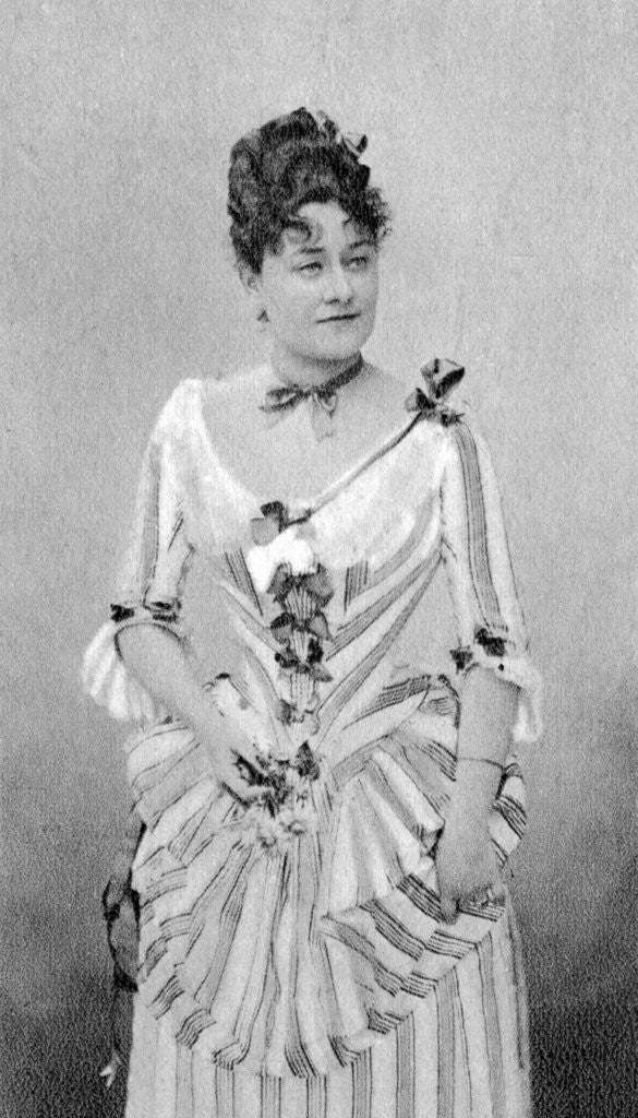 Detail of Marie Grisier Montbazon, French mezzo-soprano and actress by Anonymous