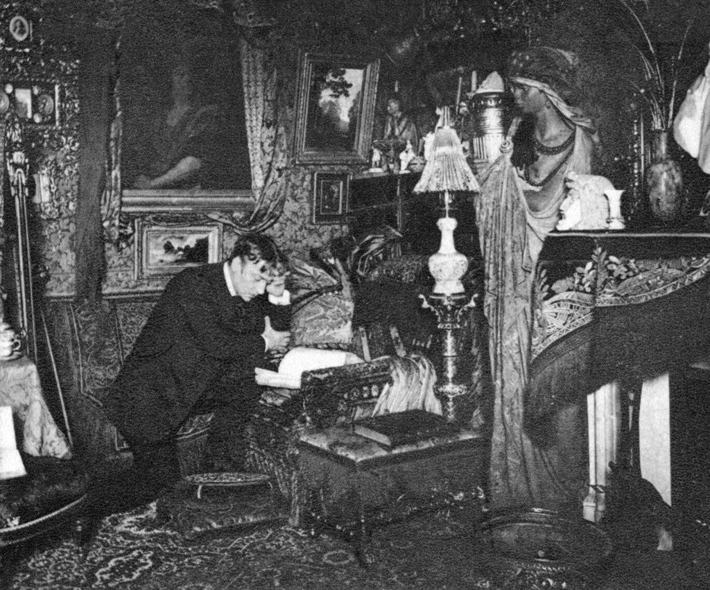 Detail of Jean Mounet-Sully, French actor by Anonymous