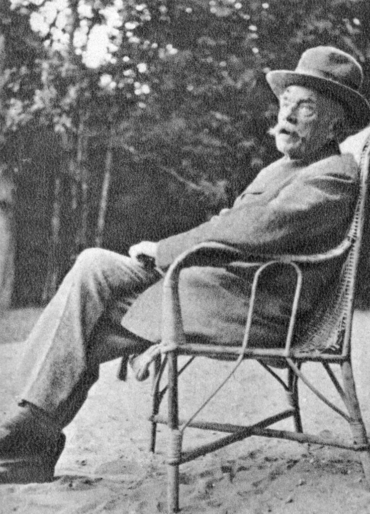 Detail of Octave Mirbeau, French writer by Anonymous