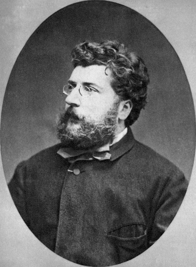 Detail of Georges Bizet, French composer by Anonymous
