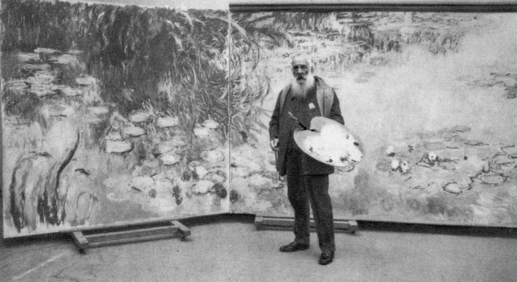 Detail of Claude Monet, French Impressionist painter by Anonymous