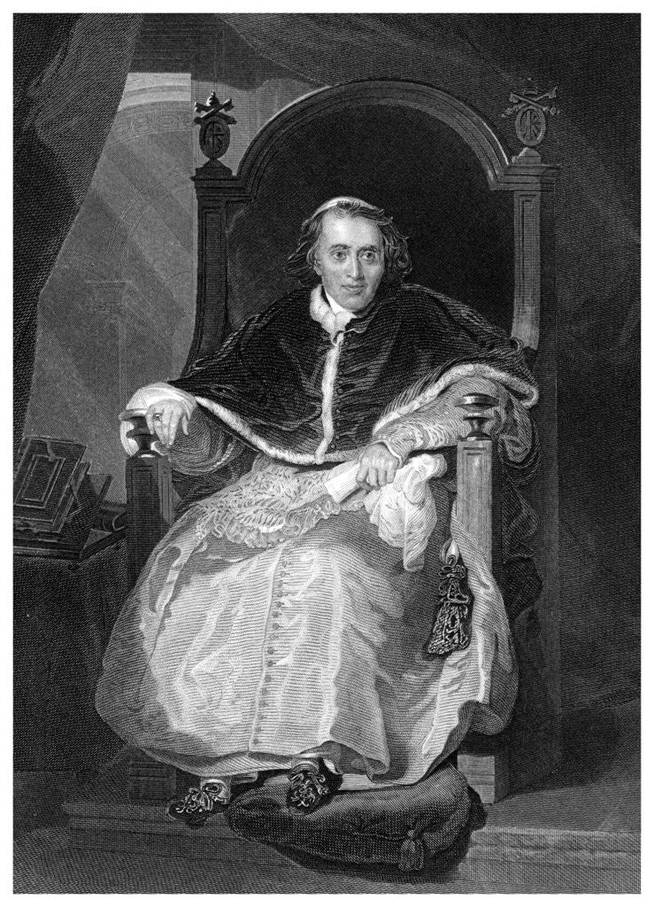 Detail of Pius VII, the Roman Pontiff by James Gardner