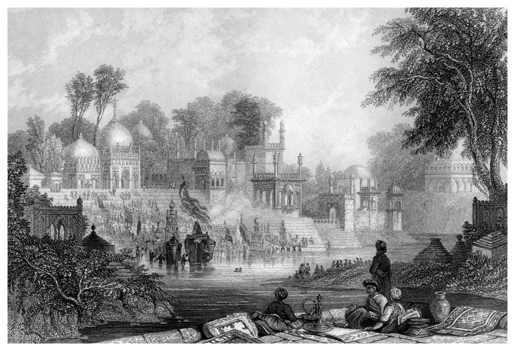 Detail of Shrine of Raiman Shah Doola, Elichpur by James Gardner