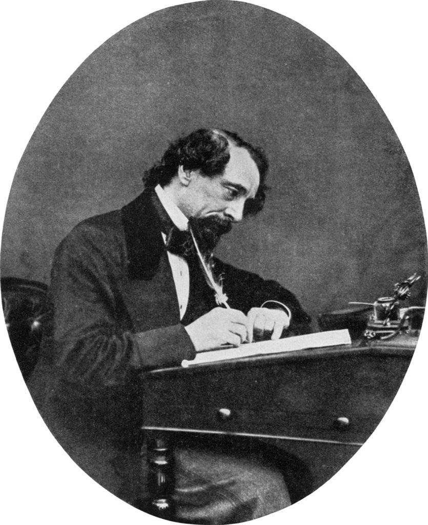 Detail of Charles Dickens, British novelist by Anonymous
