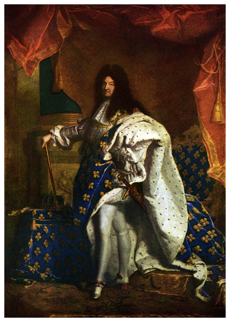 Detail of Louis XIV, King of France by Anonymous