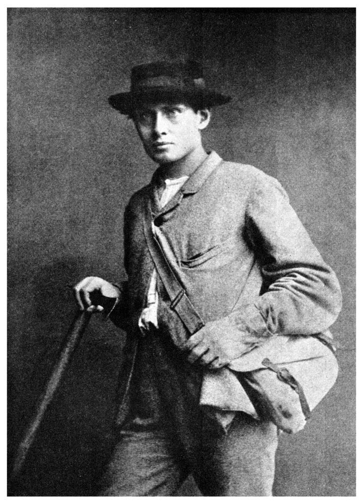 Detail of Edward Whymper, British mountaineer by Anonymous