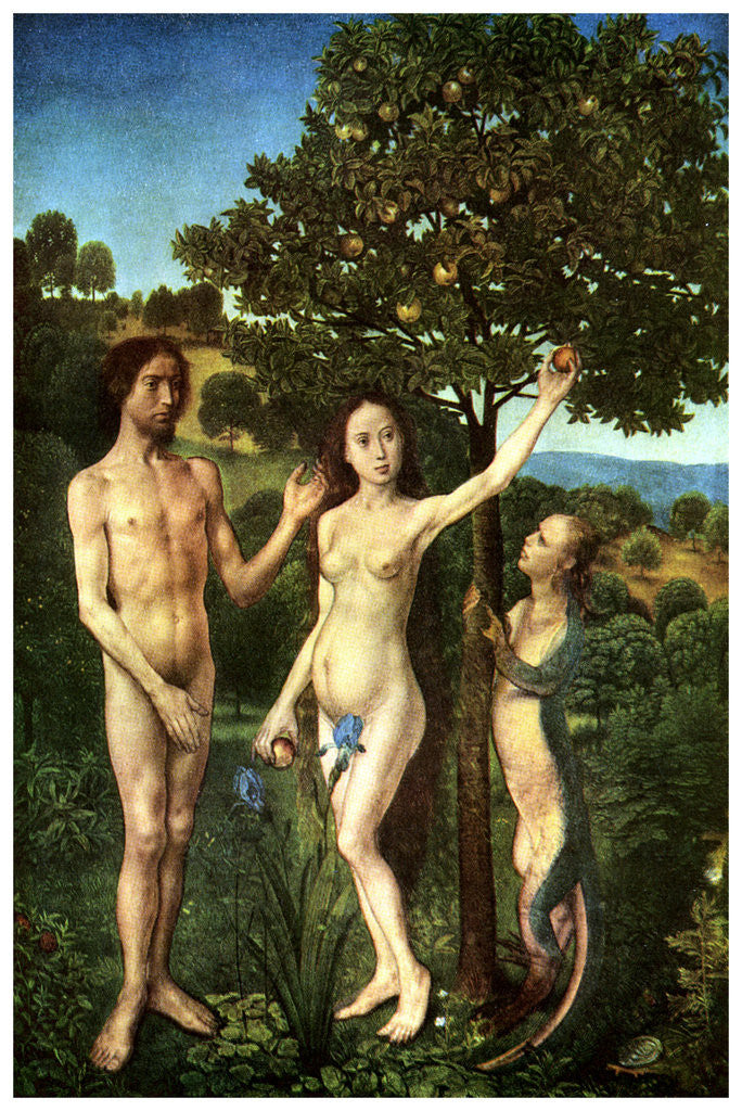 Detail of Original Sin: The Fall of Adam and Eve by Anonymous
