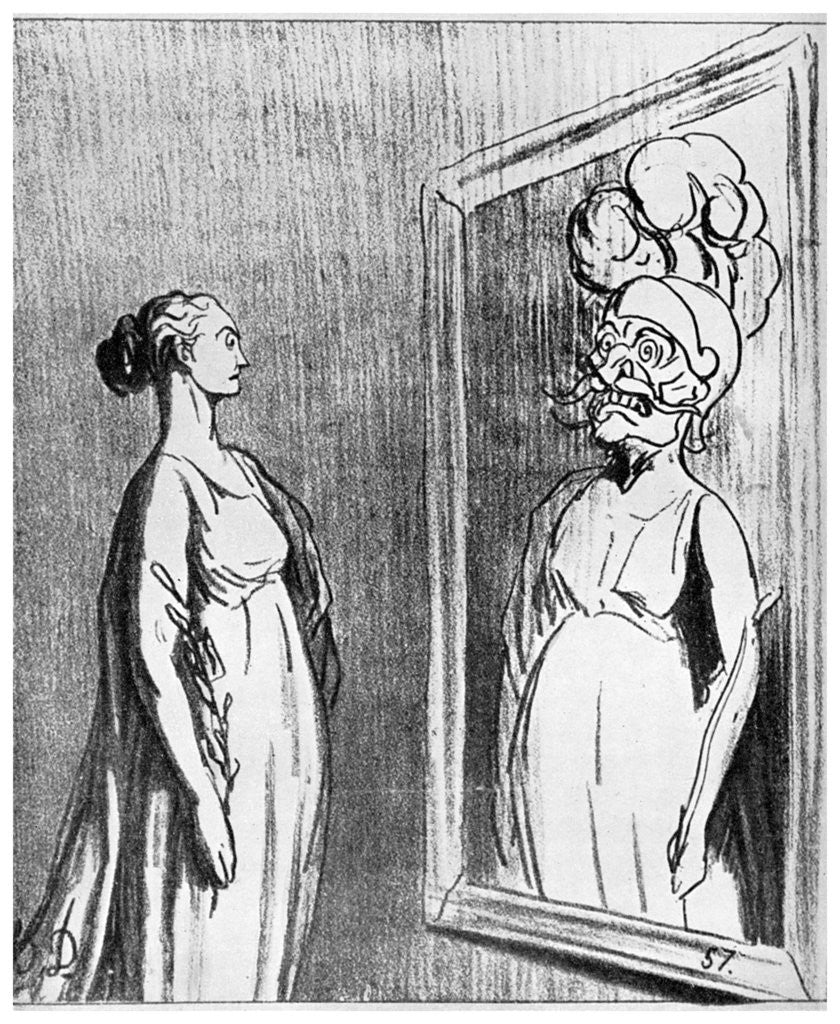 Detail of Total war: 'What Old Mirrors They Make Nowadays' by Anonymous