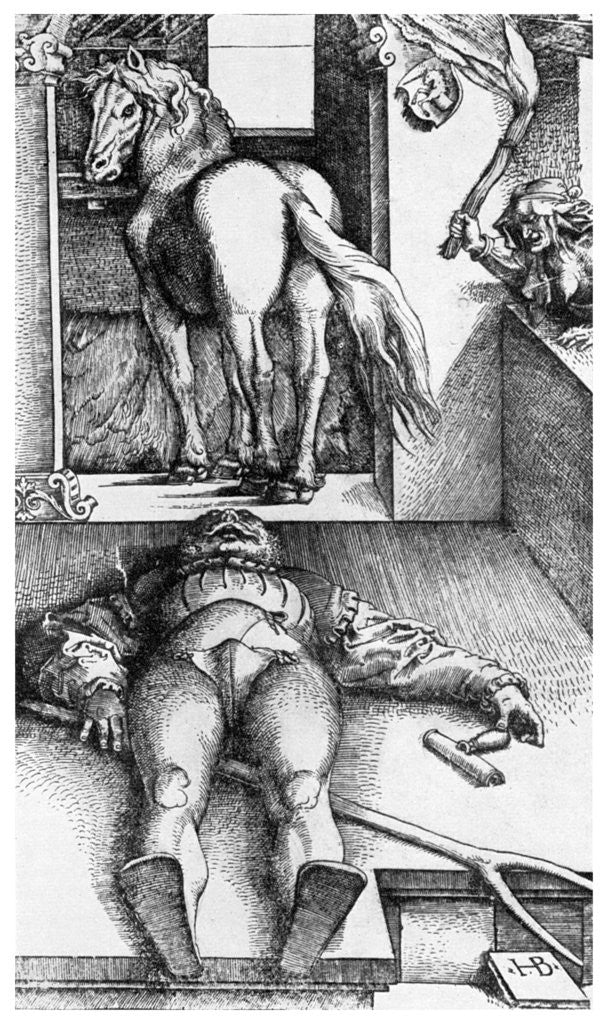 Detail of Witch hunt: 'The Bewitched Groom' by Anonymous