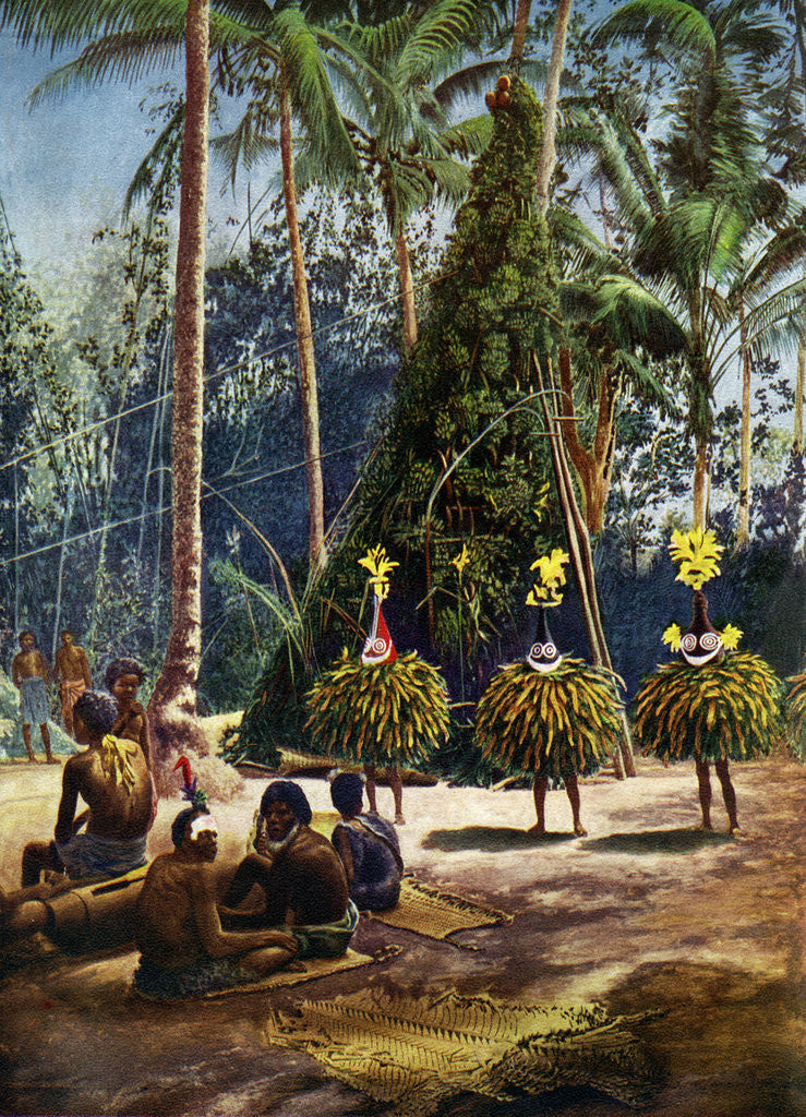 Detail of The Duk Duk society, Bismarck Archipelago, Papua New Guinea by Anonymous
