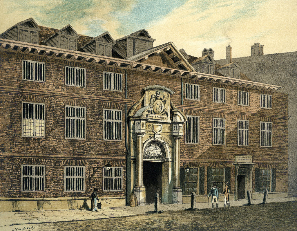 Detail of Blackwell Hall, City of London by Anonymous