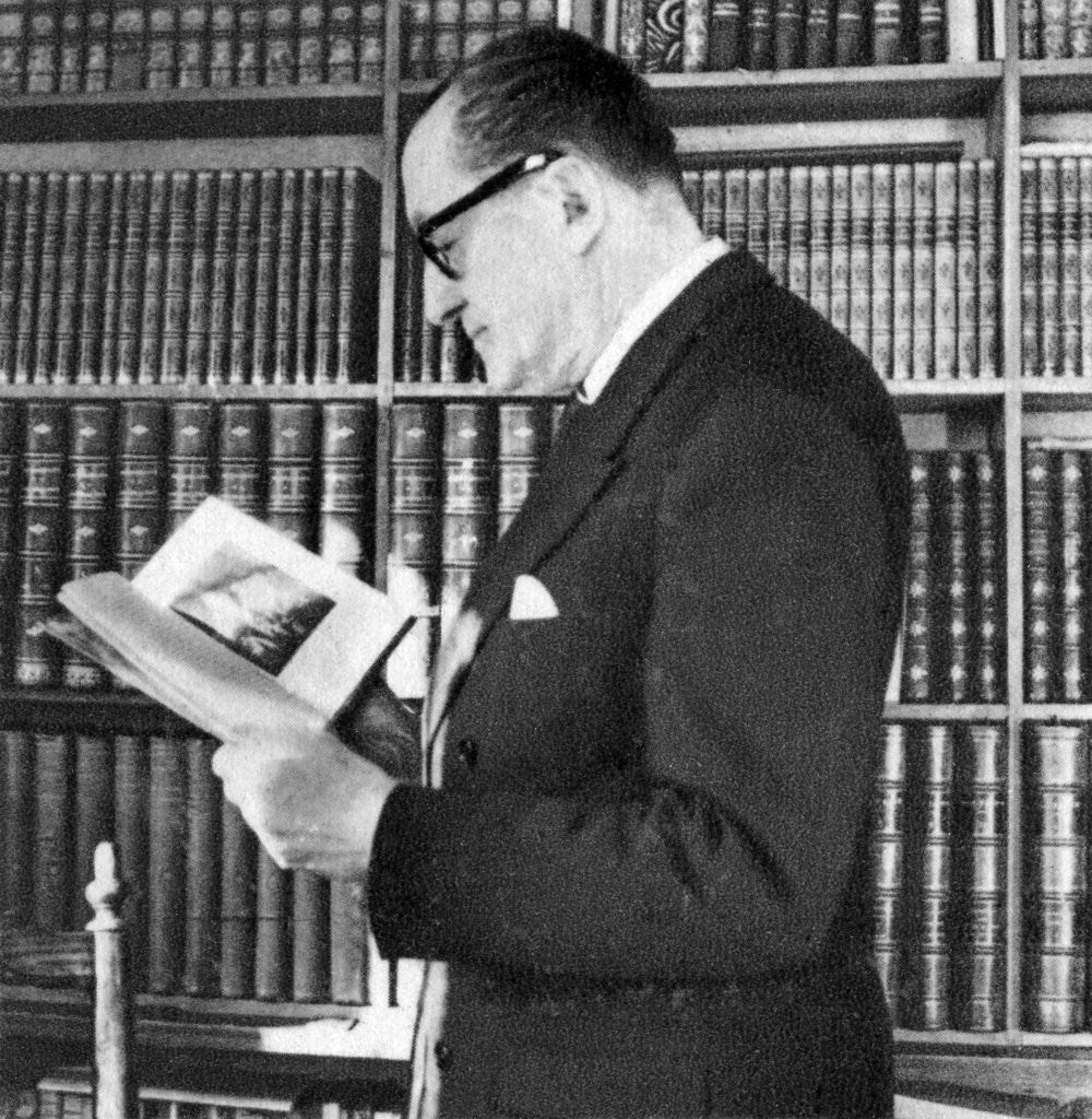 Detail of Georges Delamare, French author by Anonymous