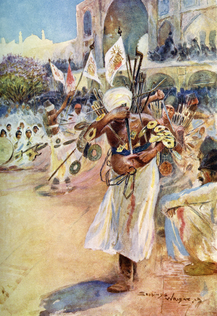 Detail of The Muharram Festival, Persia by Anonymous