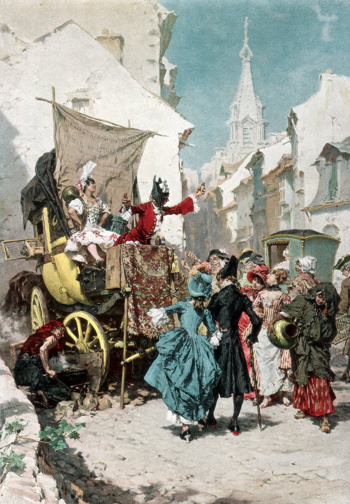 Detail of The Charlatan by Anonymous