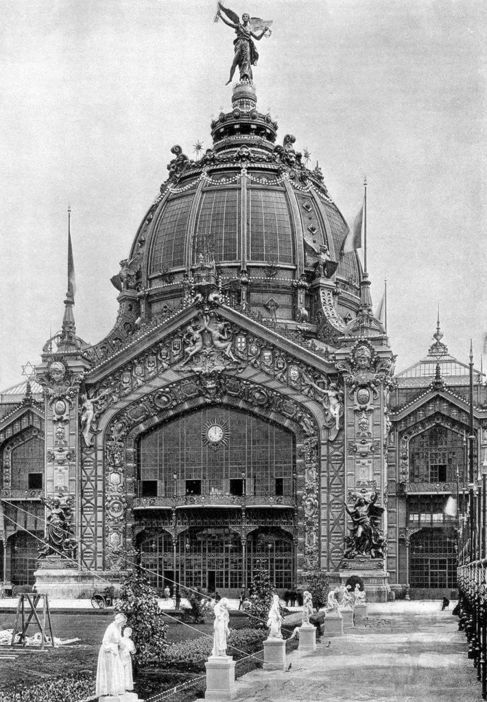 Detail of The Central Dome, Universal Exposition, Paris by Anonymous