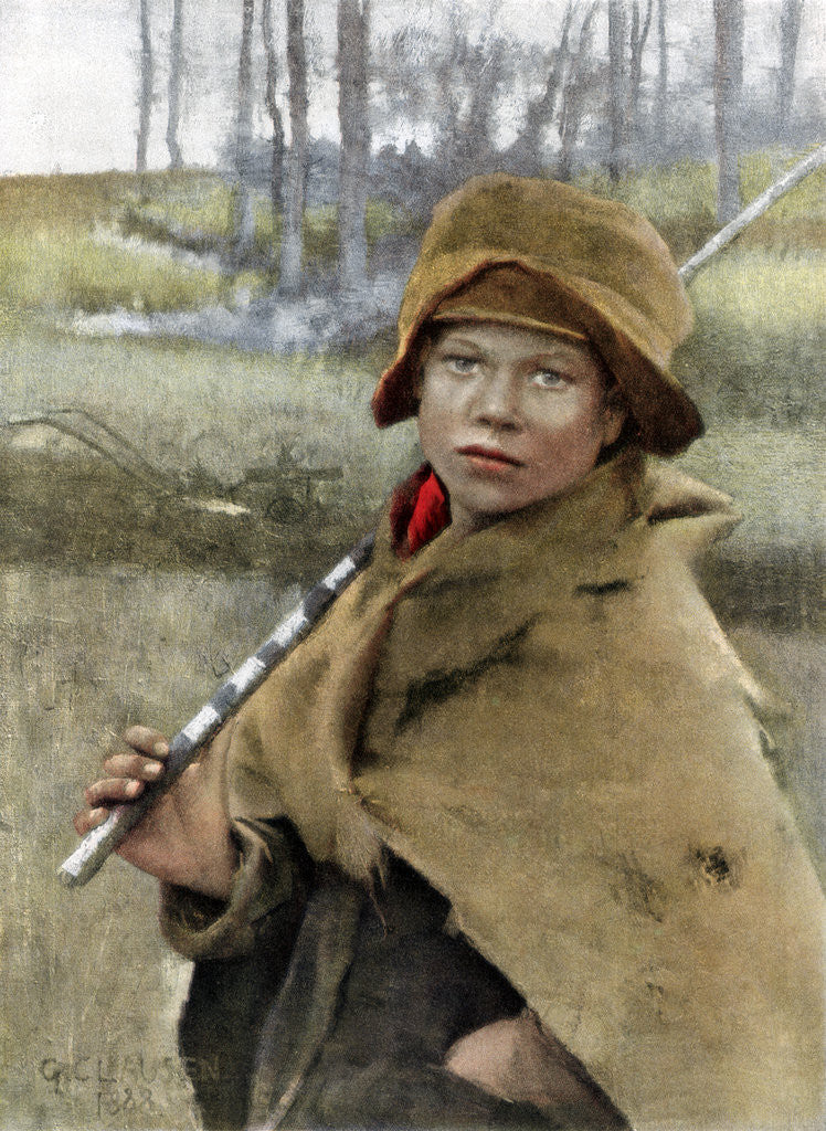Detail of Farmer's Boy by Anonymous