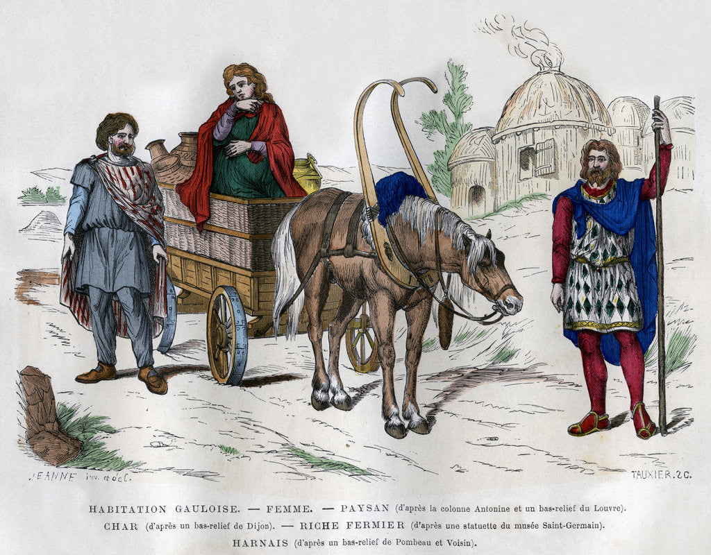 Detail of Gauls by A Tauxier