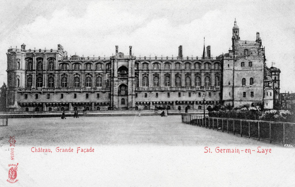 Detail of Facade of the Chateau of St Germain-en-Laye, France by Anonymous