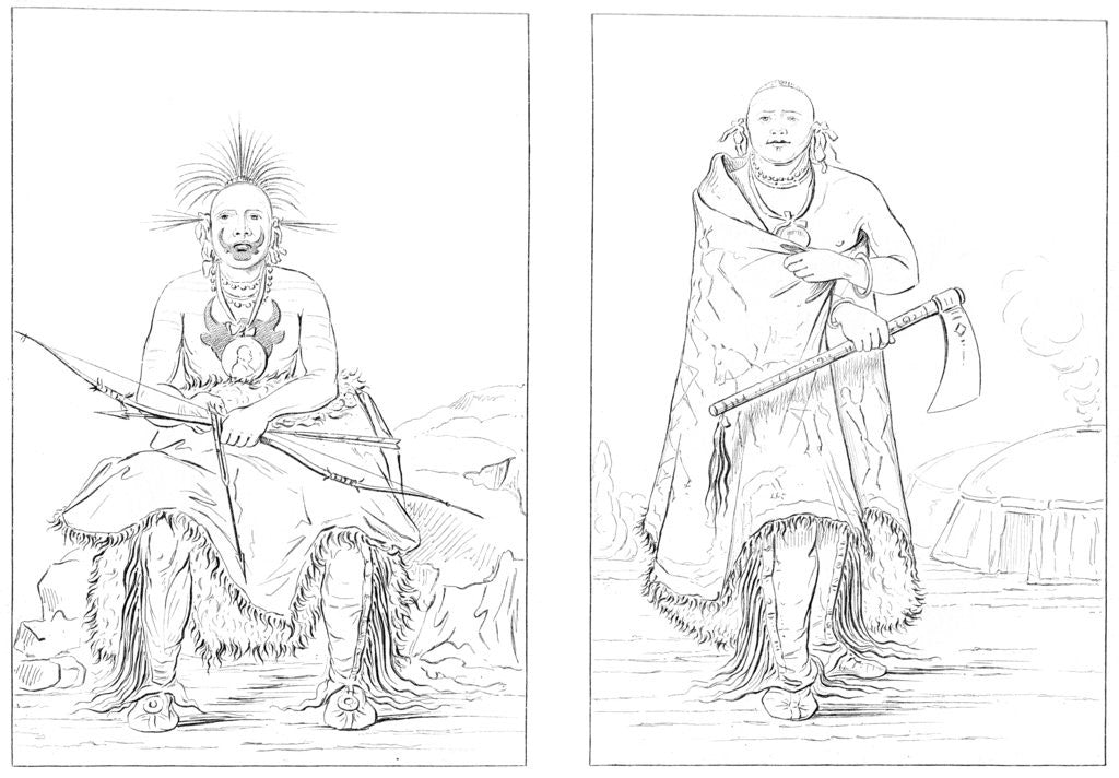 Detail of Grand Pawnees, Fort Leavenworth, Lower Missouri by Tofswill and Myers