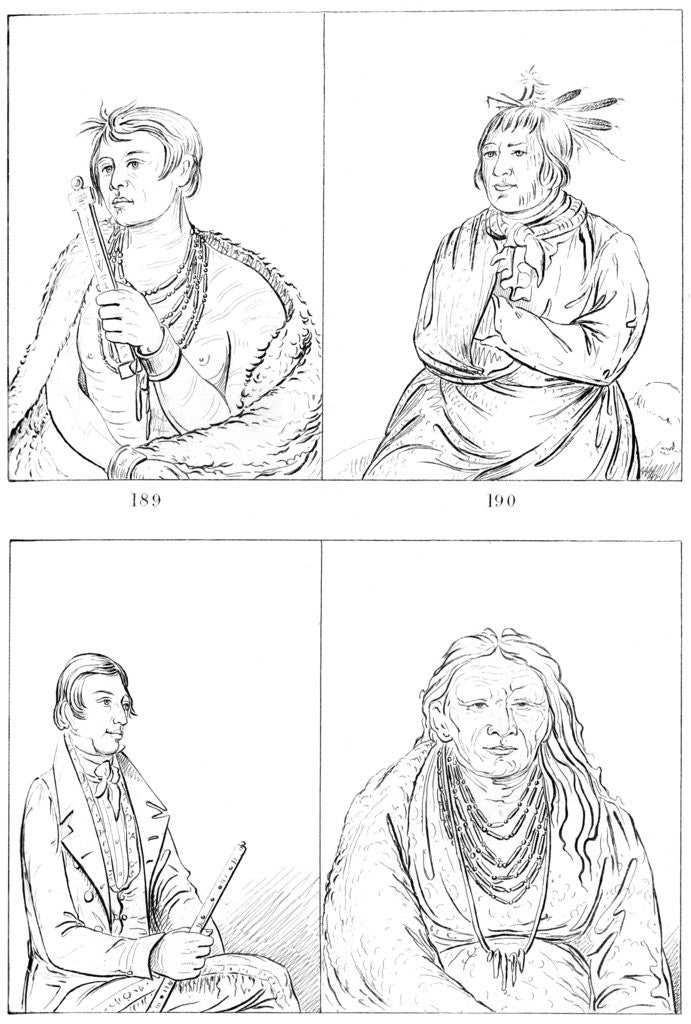Detail of Potowatomies and Kaskasias by Myers and Co