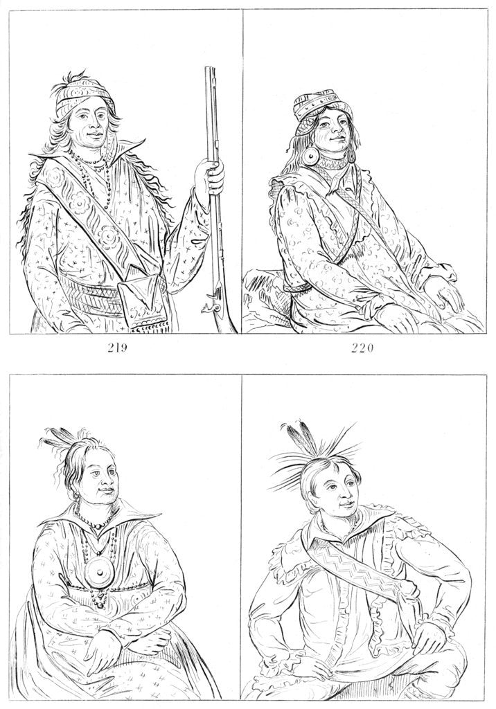 Detail of Creeks and Choctaws by Myers and Co