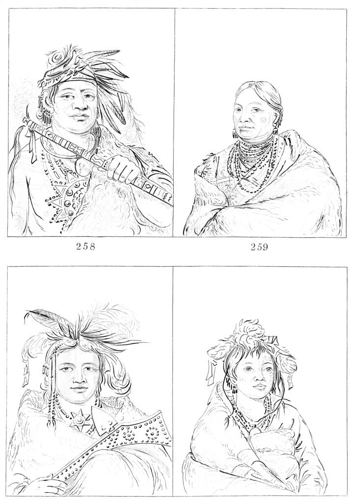 Detail of Menominees by Myers and Co