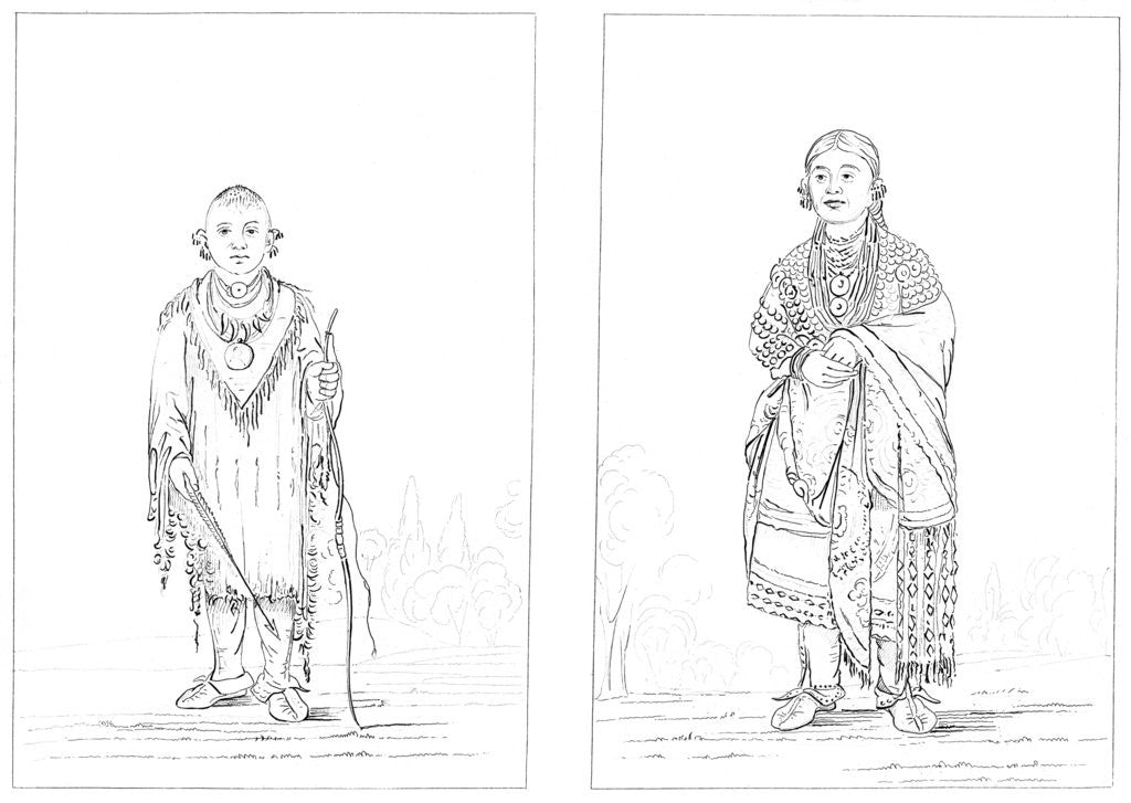 Detail of Sac and Fox Indians by Myers and Co