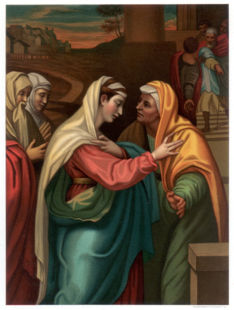 Detail of The Visitation by Franz Kellerhoven