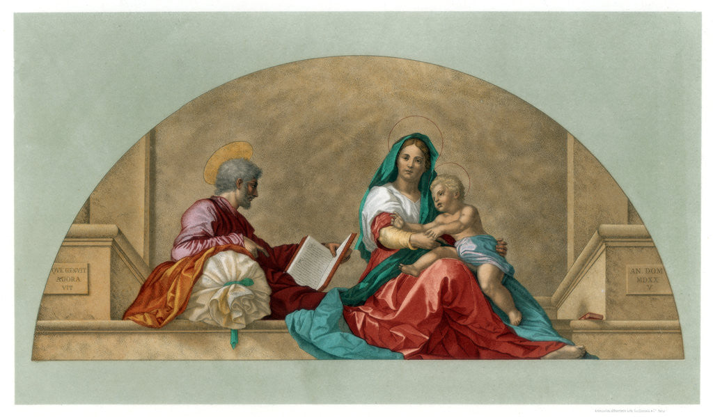 Detail of 'Madonna del sacco' ('Madonna with the Sack') by Franz Kellerhoven