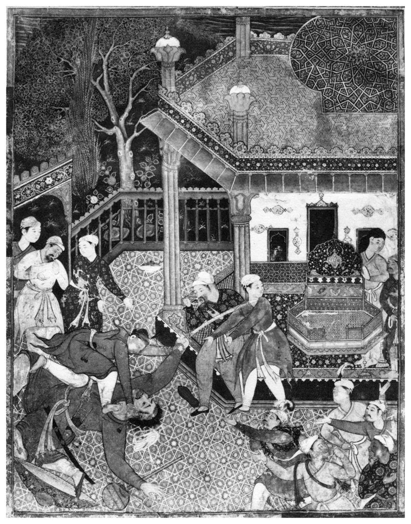 Detail of Miniature from the Dastan e-Amir Hamza by Anonymous